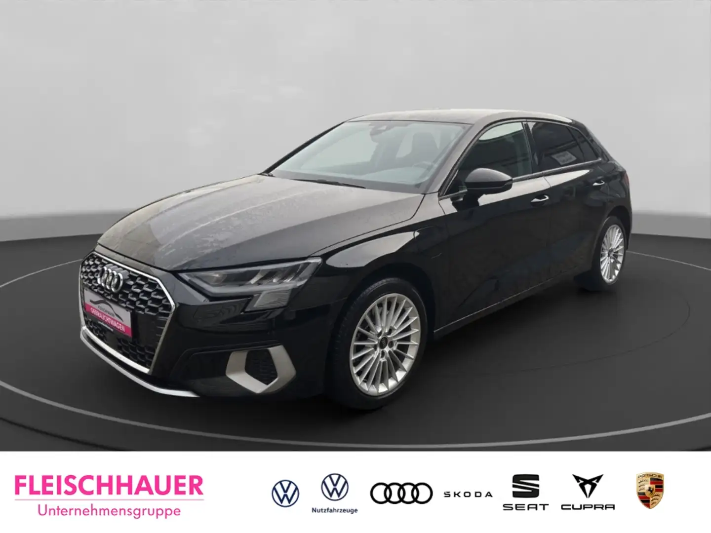 Audi A3 Sportback 40 advanced Navi AHK Sportsitze Bluetoot Schwarz - 1