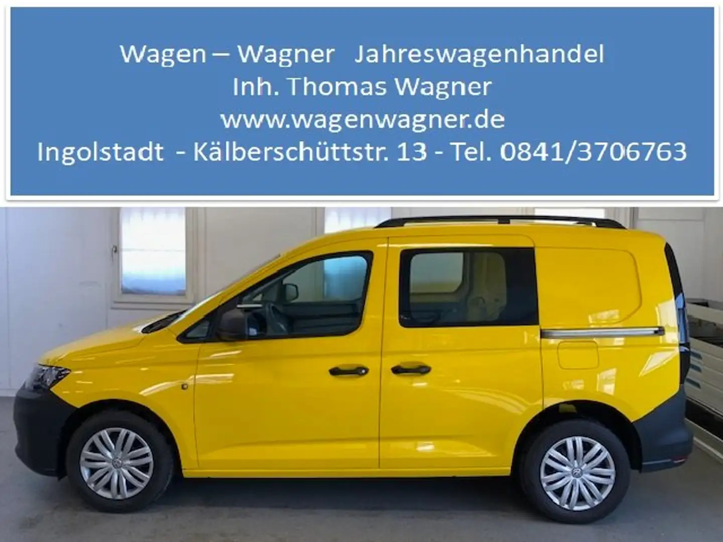 Volkswagen Caddy Kasten Cargo 2.0 TDI 102PS Climatronic DAB AHK Gelb - 1