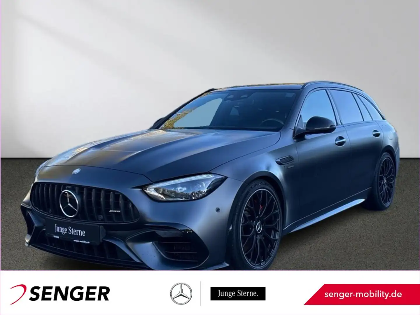 Mercedes-Benz C 63 AMG S E Performance T Premium Plus AHK Pano Gris - 1