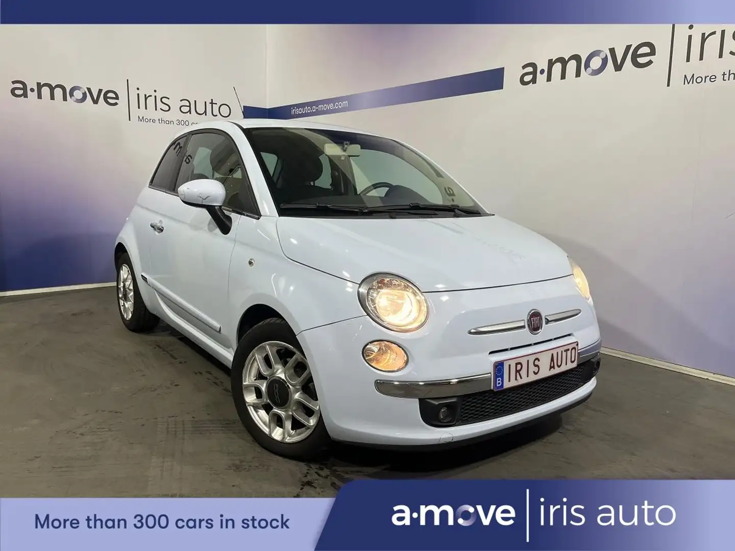 Fiat 500 1.2I BOITE AUTO | CAPTEUR AR. | RADIO | AC Bleu - 1
