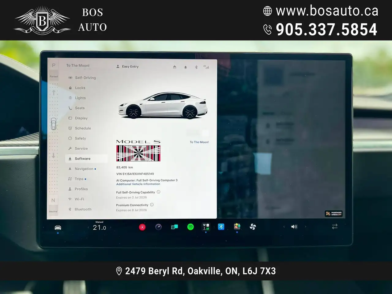 Tesla Model S снимка Tesla Model S