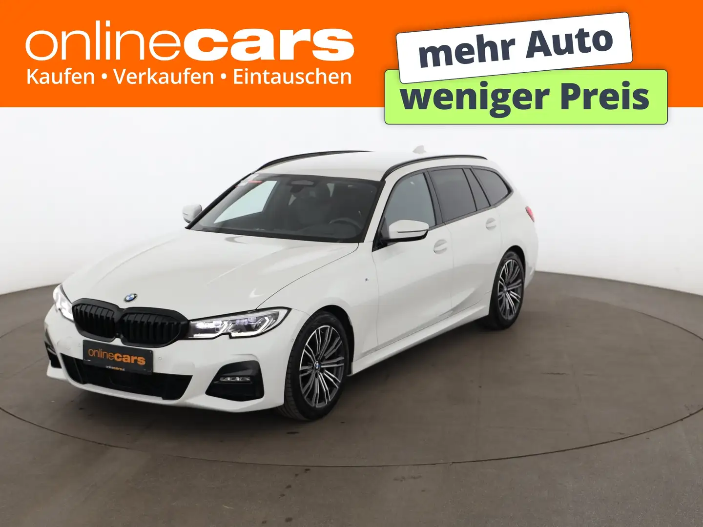 BMW 320 d Touring M-Sport Aut LASER 360-CAM HEAD-UP Weiß - 1