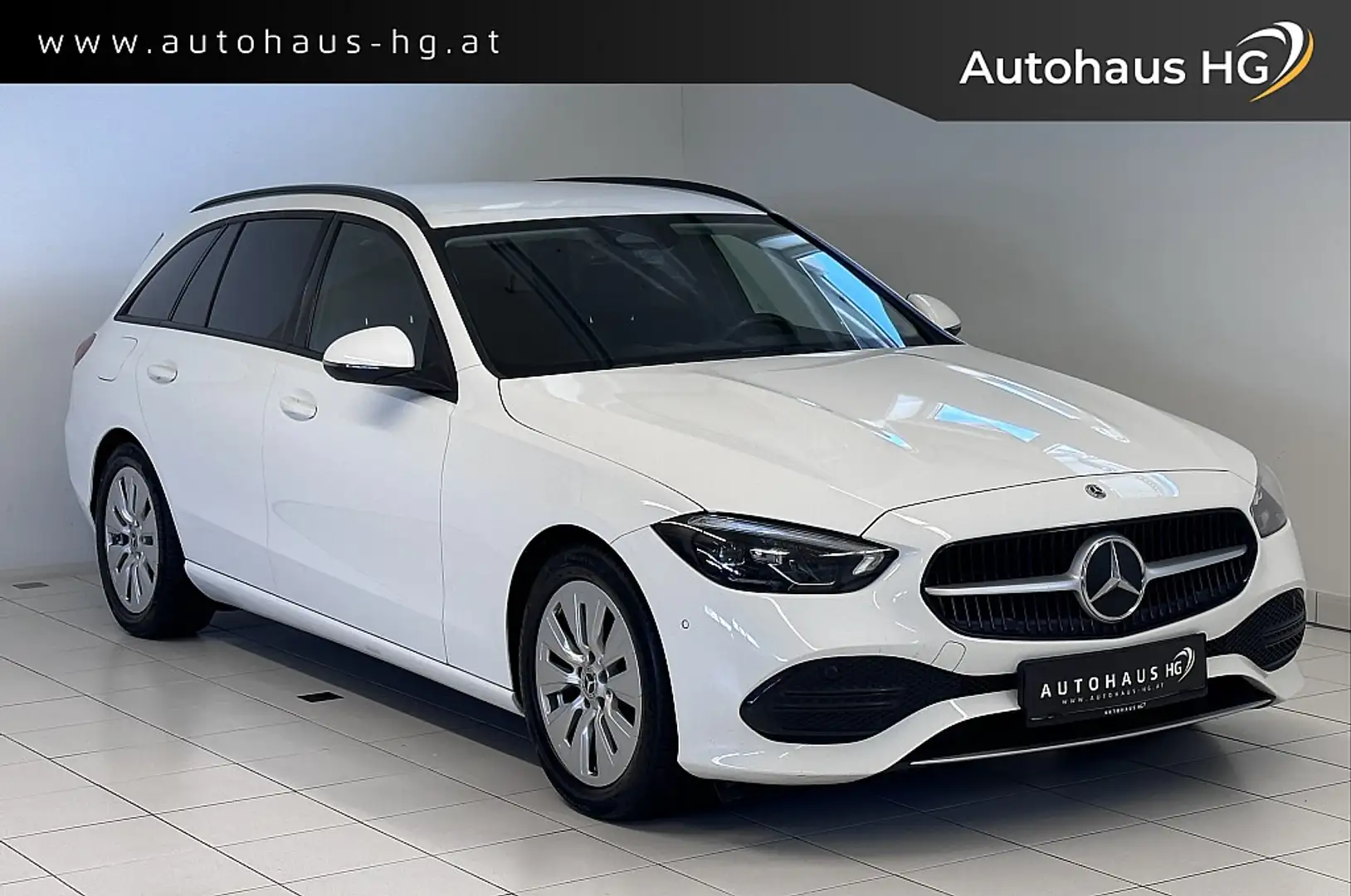 Mercedes-Benz C 200 d T Aut.*MwSt.*1.Besitz*LED*R-Kamera*TOT-Winkel* Weiß - 1