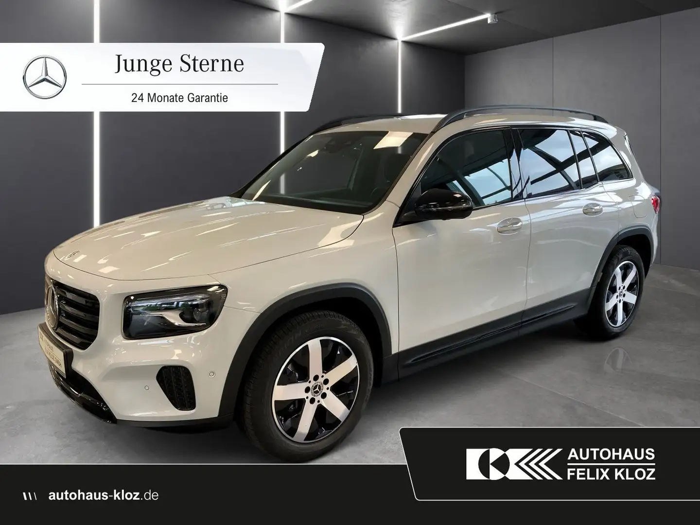Mercedes-Benz GLB 250 4M*7-Sitz*AHK*Distr*Totwi*360*Mbeam*Memo Weiß - 1