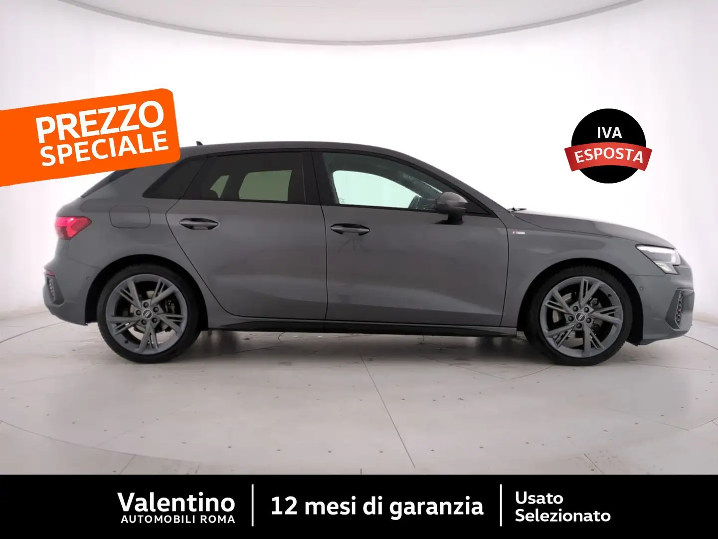 Audi A3 SPB 35 TFSI S tronic S line edition Grijs - 2