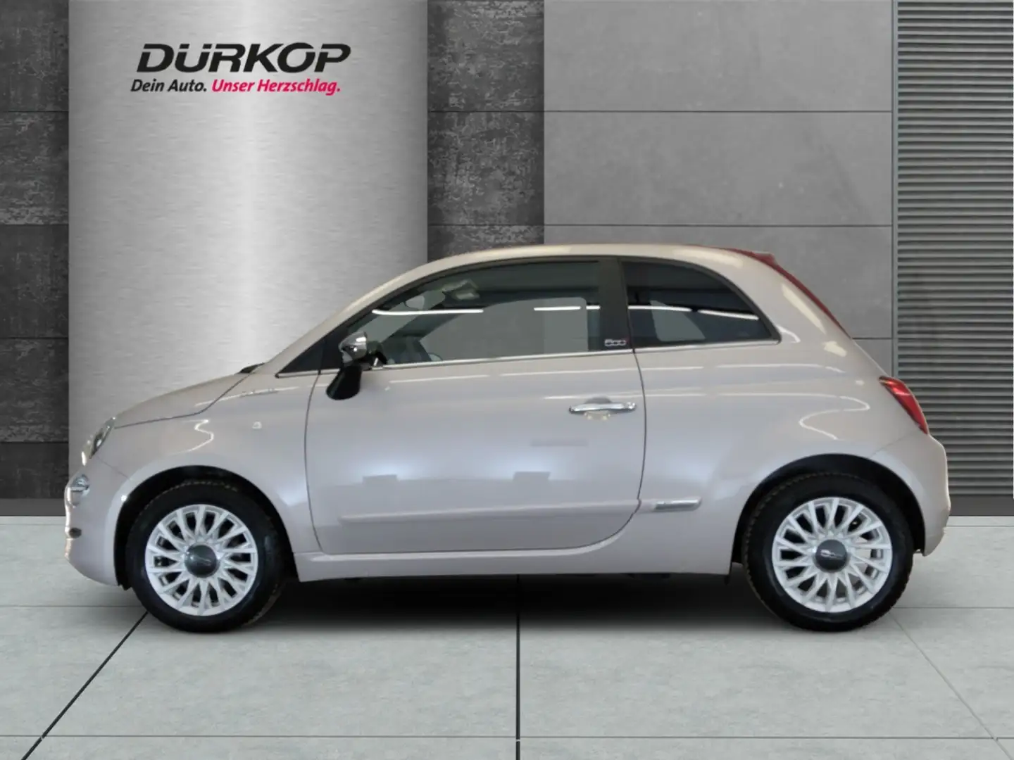 Fiat 500C DolceVita Faltdach Klimaautom DAB Wit - 2