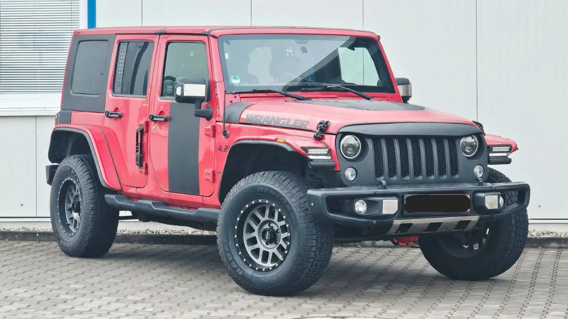Jeep Wrangler Unlimited Mountain 4X4 Klima EFH Rot - 1