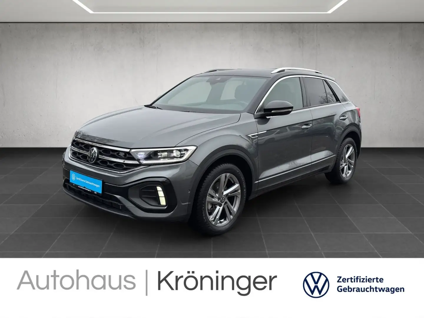 Volkswagen T-Roc 1.5 TSI DSG R-Line AHK ACC NAVI RÜCK Gris - 1