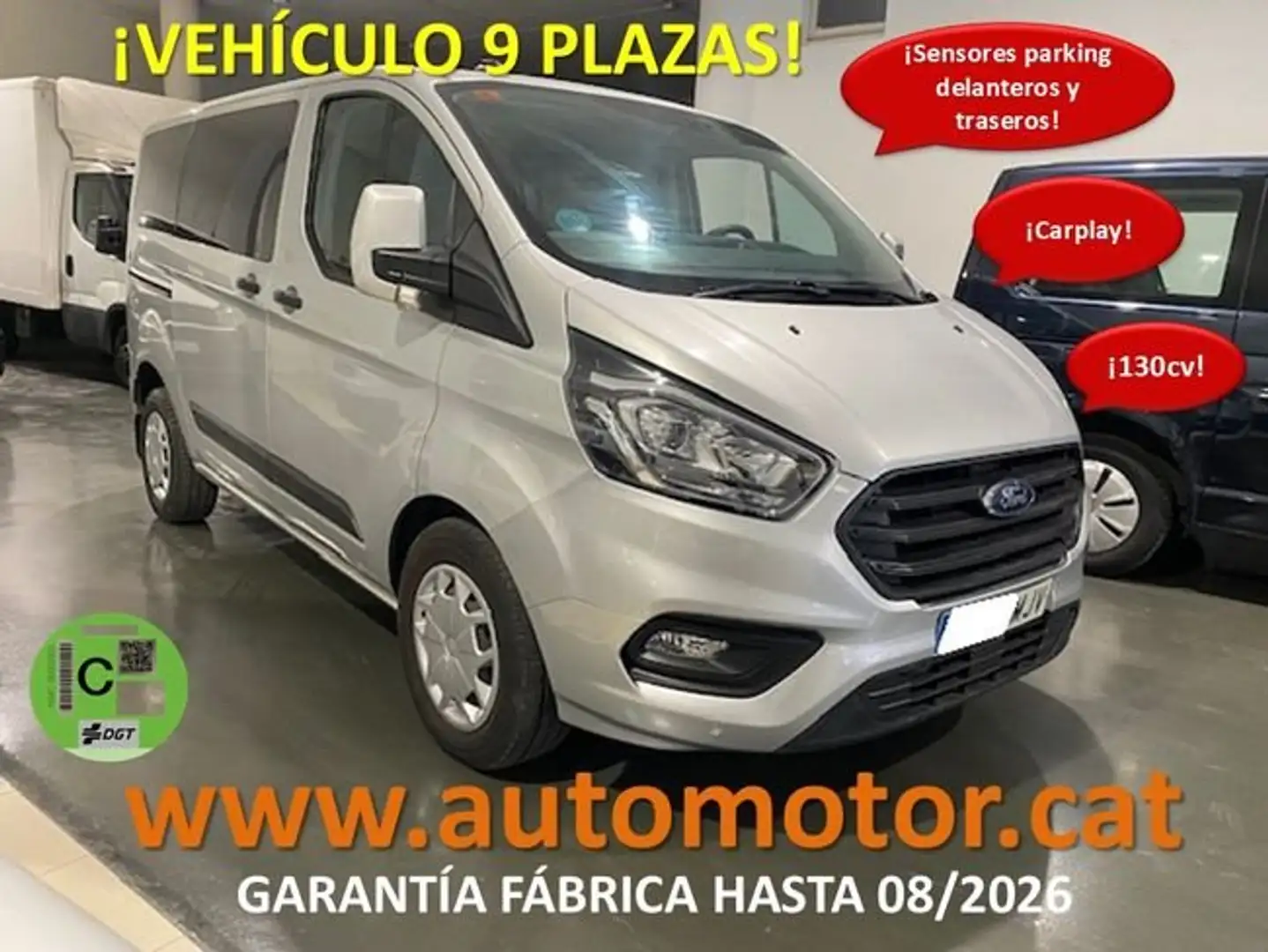Ford Transit Custom FT 320 L2 Kombi Trend 105 Zilver - 1