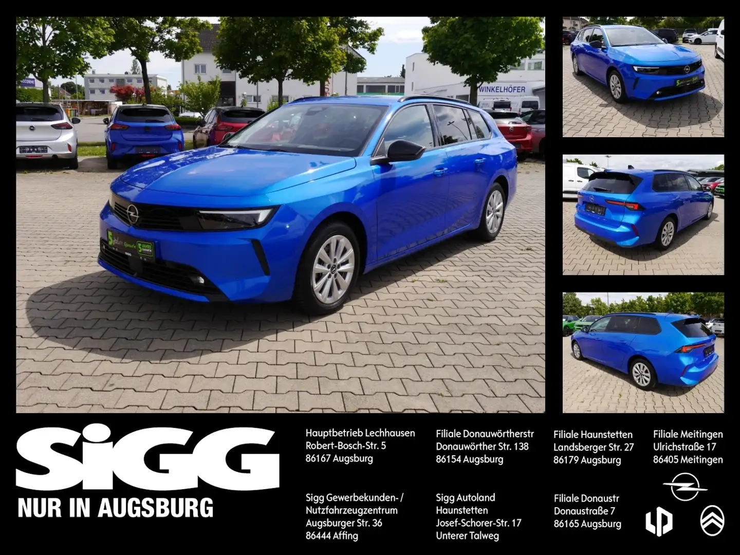 Opel Astra Sports Tourer 1.2 Turbo Enjoy NAV Kamera Blau - 1