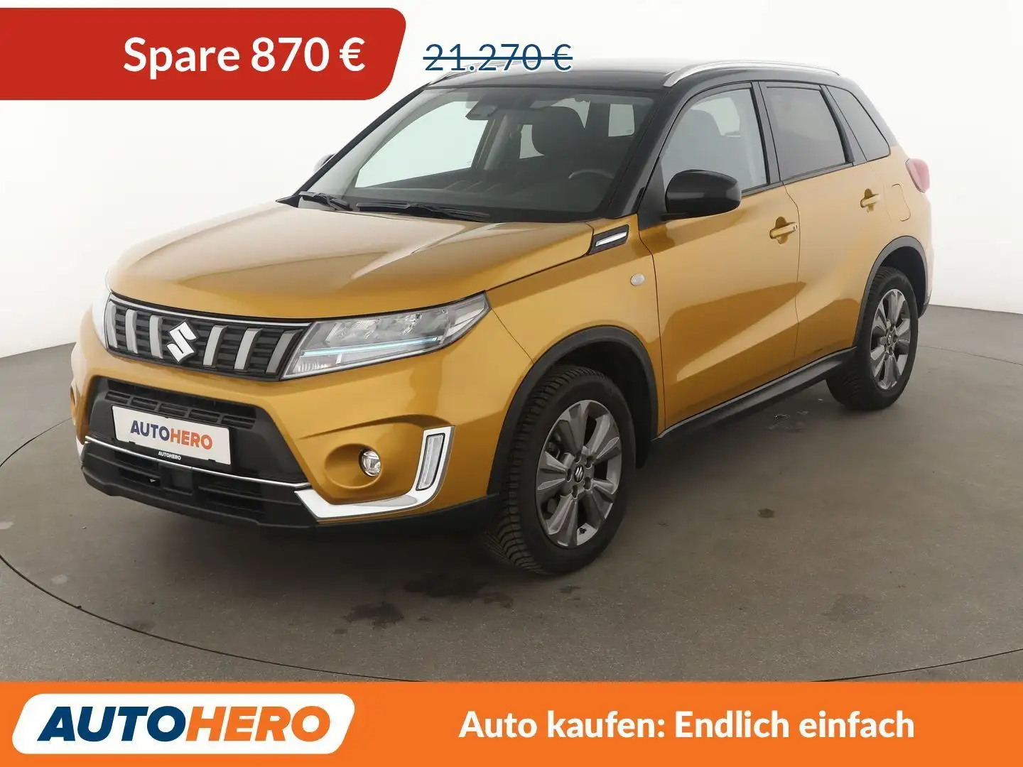 Suzuki Vitara 1.4 BoosterJet Mild-Hybrid ALLGRIP Flash Aut.*ACC* Gold - 1