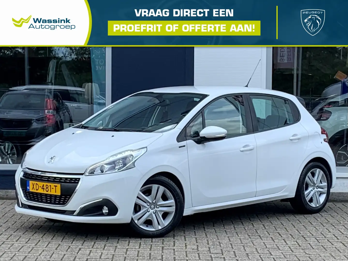Peugeot 208 1.2 Puretech 82pk Signature | Navigatie | Aircondi Weiß - 1