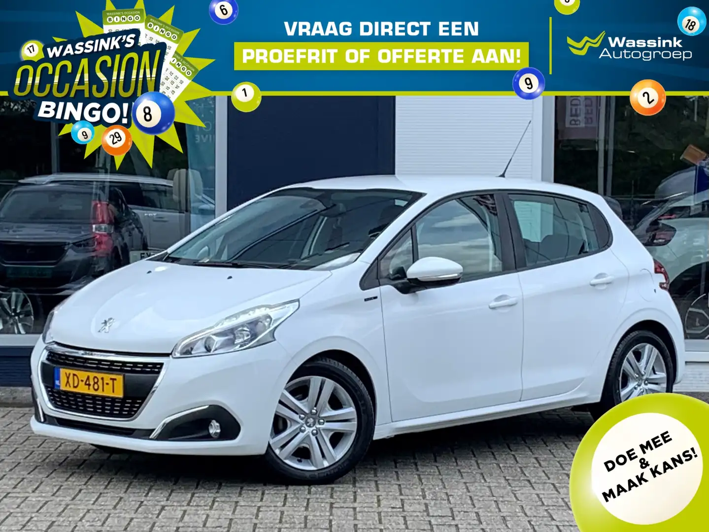 Peugeot 208 1.2 Puretech 82pk Signature | Navigatie | Aircondi Weiß - 1