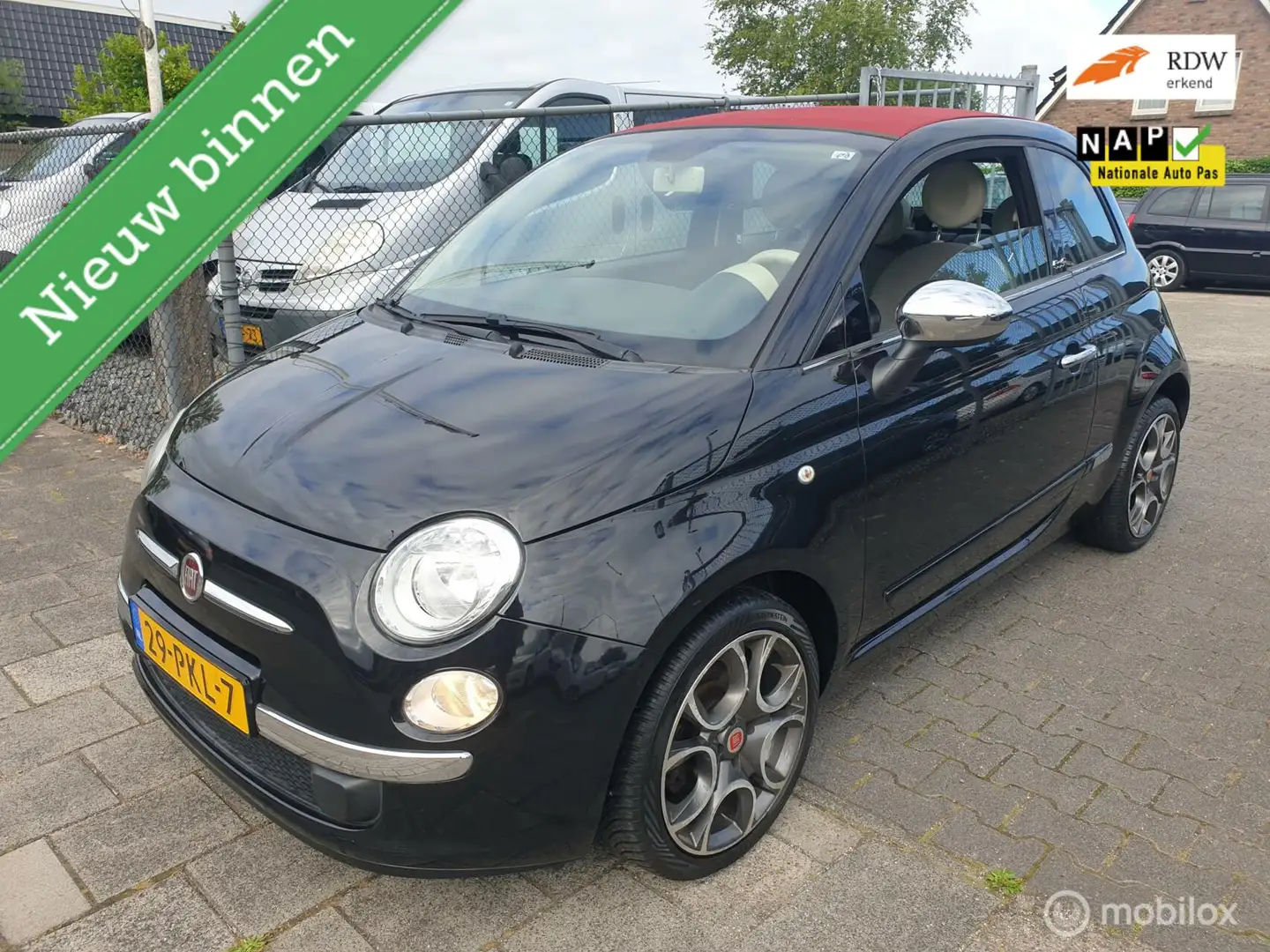 Fiat 500 0.9 TwinAir Lounge Noir - 1