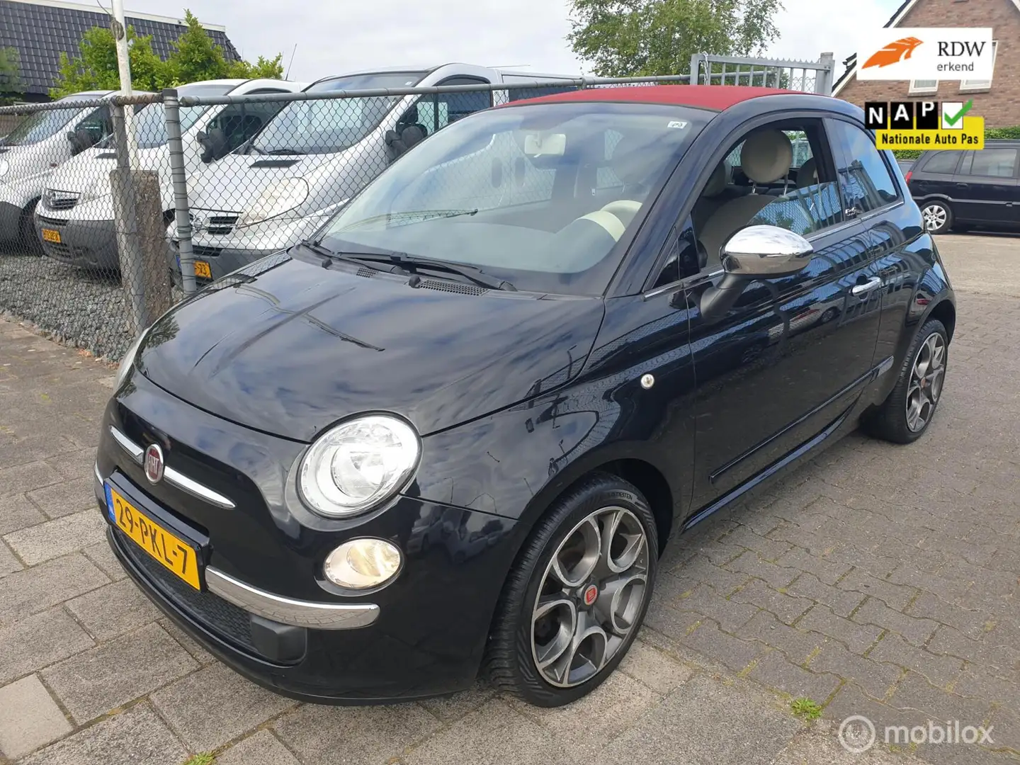 Fiat 500 0.9 TwinAir Lounge Negro - 1