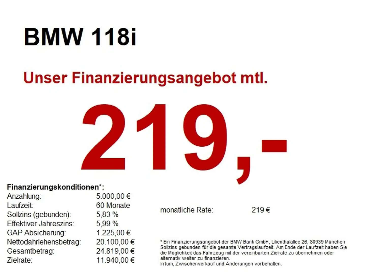 BMW 118 i Advantage Navi.LED.WLAN.PDCvo+hi.Sport-Lr - 1