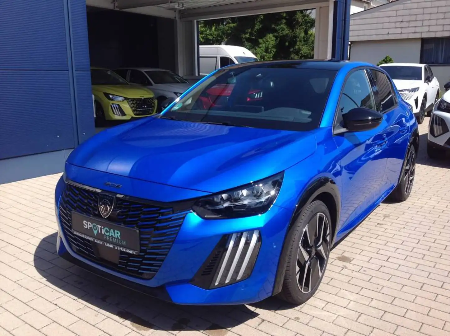 Peugeot 208 GT Hybrid 145 e-DSC6 Bleu - 1