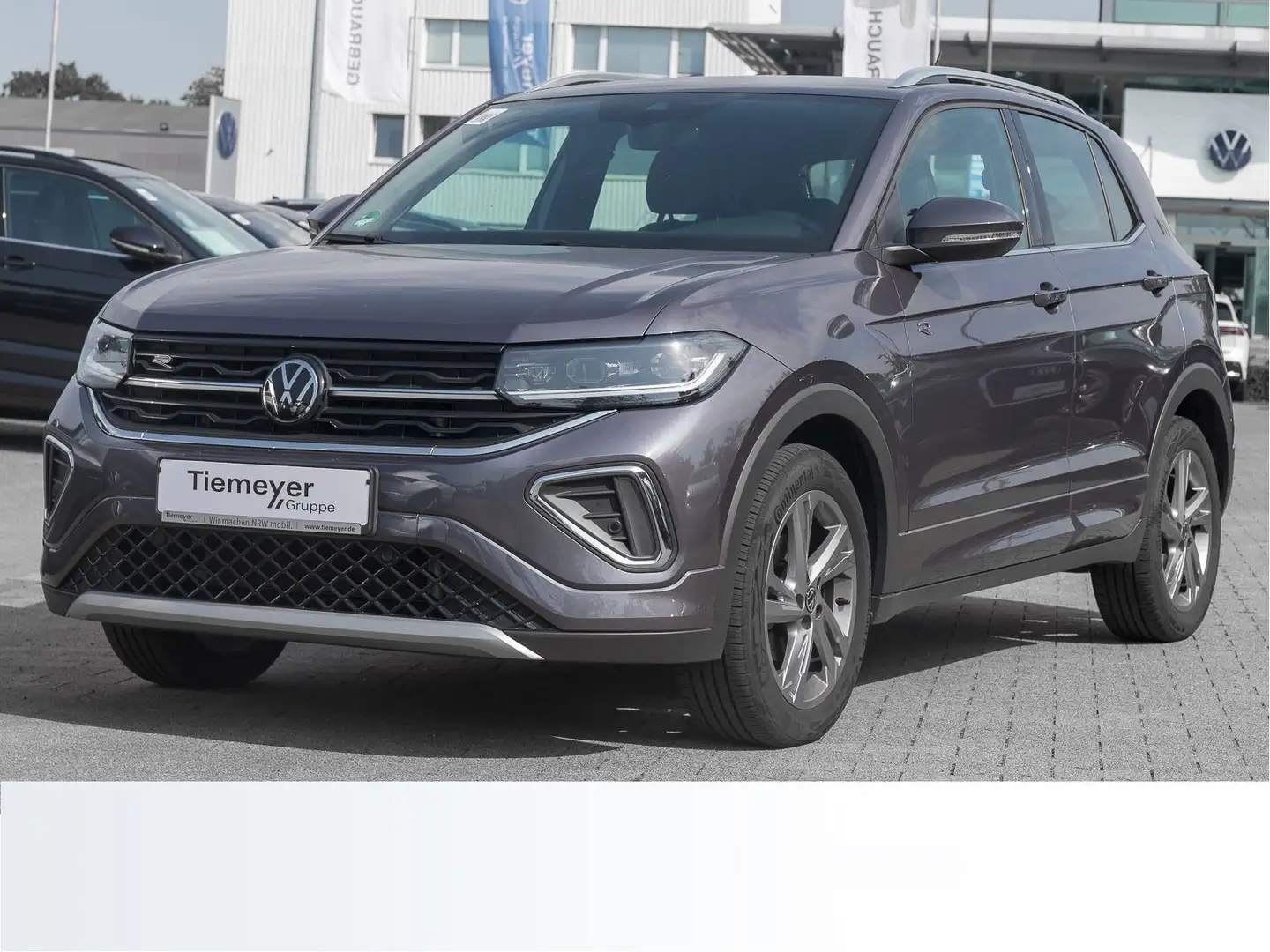 Volkswagen T-Cross 1.0 TSI DSG R-LINE AHK NAVI IQ.DRIVE KAM Grau - 2