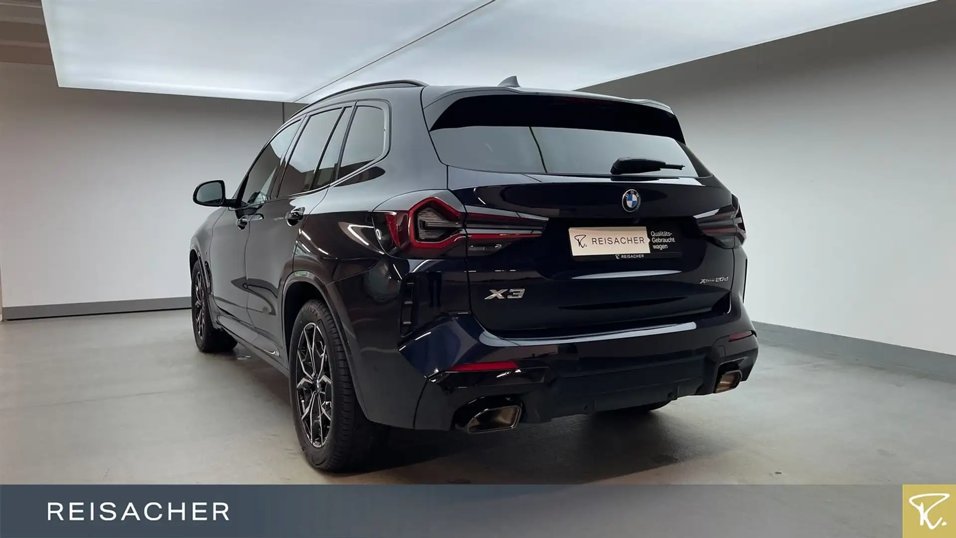 BMW X3 xDrive 20d A M-Sport AHK RFK ACC DA FLA Schwarz - 2