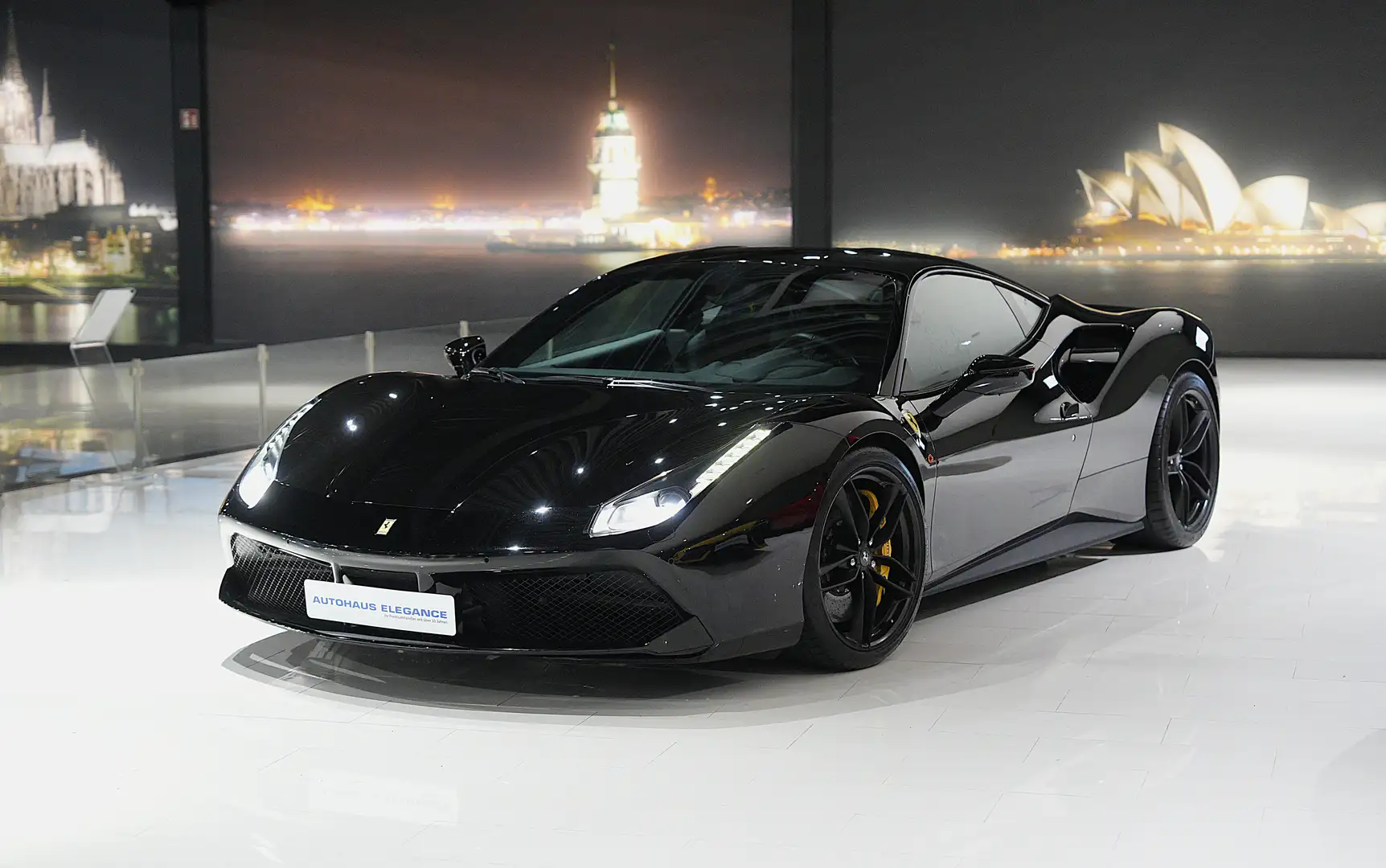 Ferrari 488 GTB*CARBON-LED*RACING-SEATS*JBL*1.HAND* Noir - 1