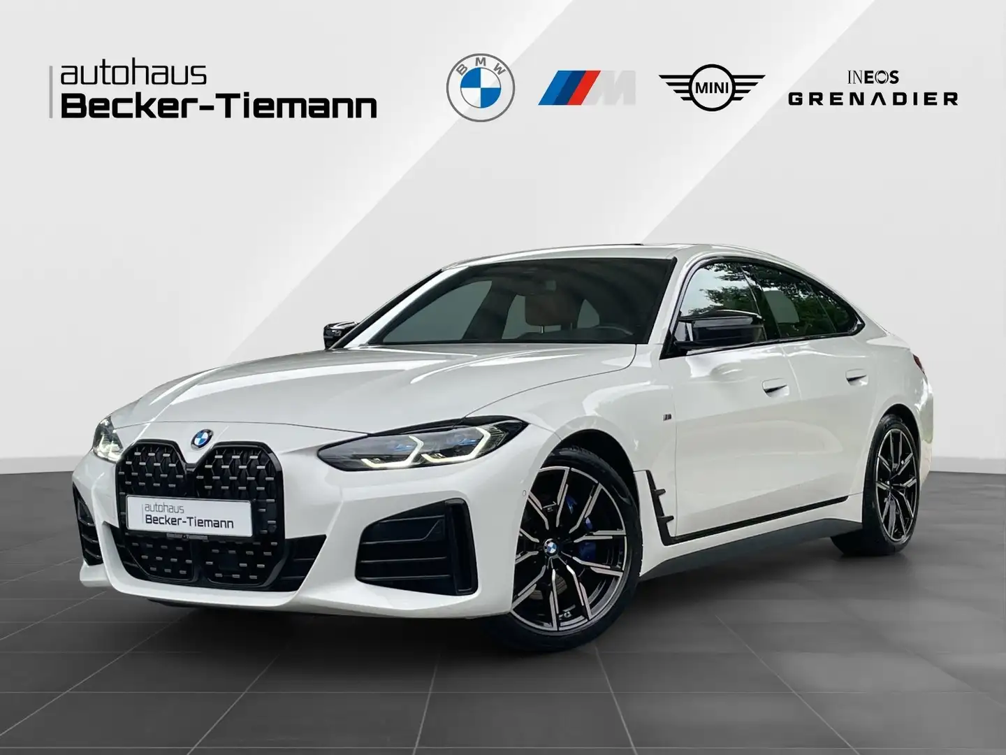 BMW M4 40i xDrive Gran Coupé | Laser | Head-Up | Glasdach Weiß - 1