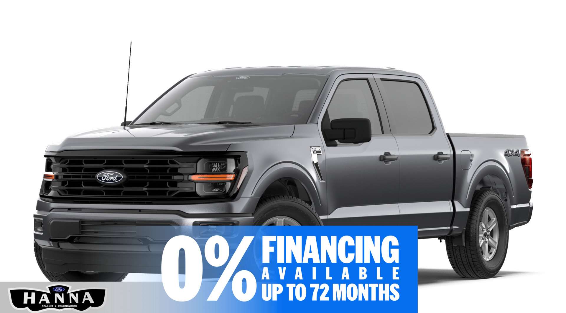 Gray 2026 Ford F-150 Pickup Truck Four-Wheel Drive Automatic