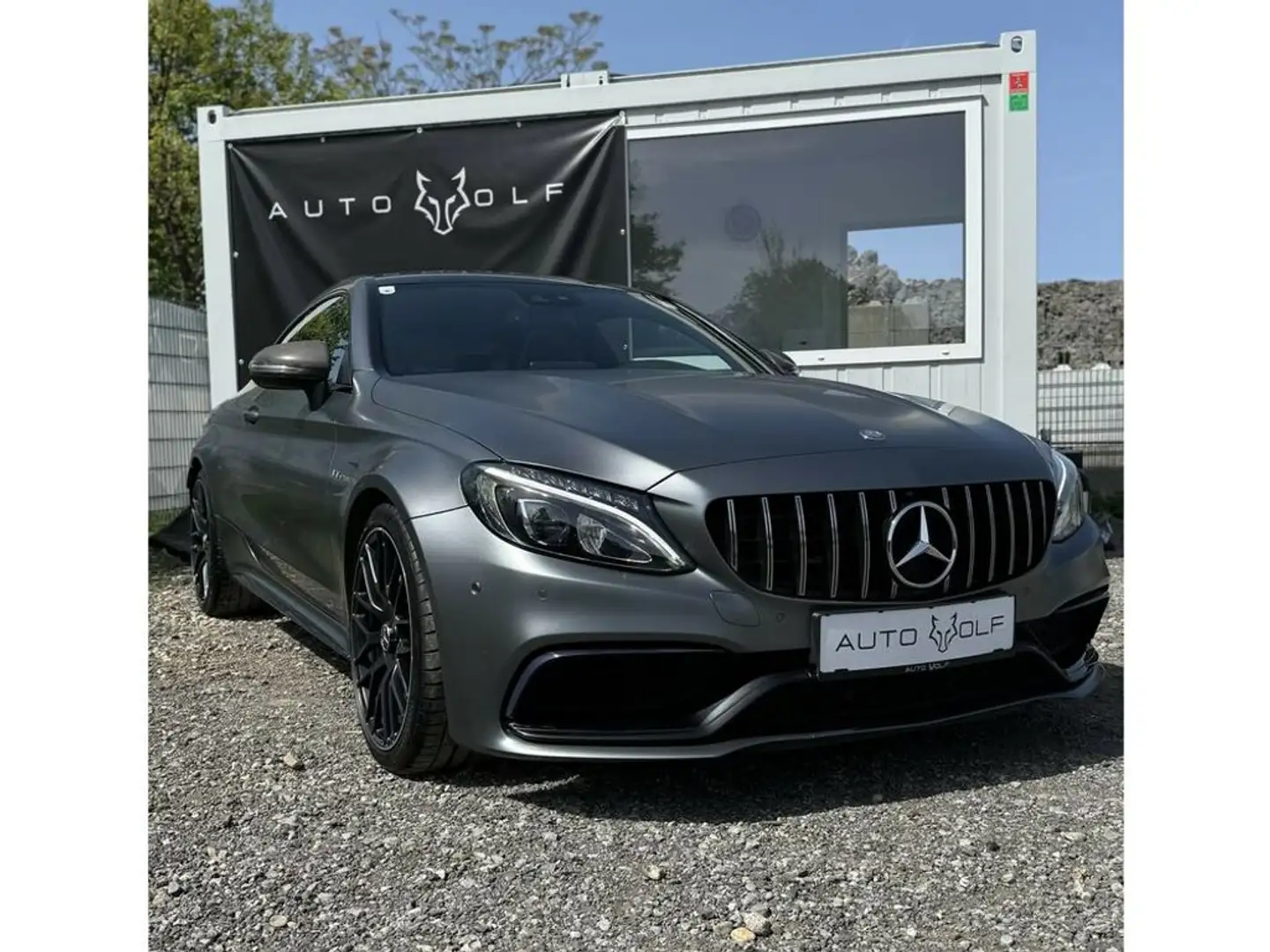 Mercedes-Benz C63AMG*NIGHT-PAKET*BURMESTER*PANO*MEMORY*NAPPA Grijs - 1