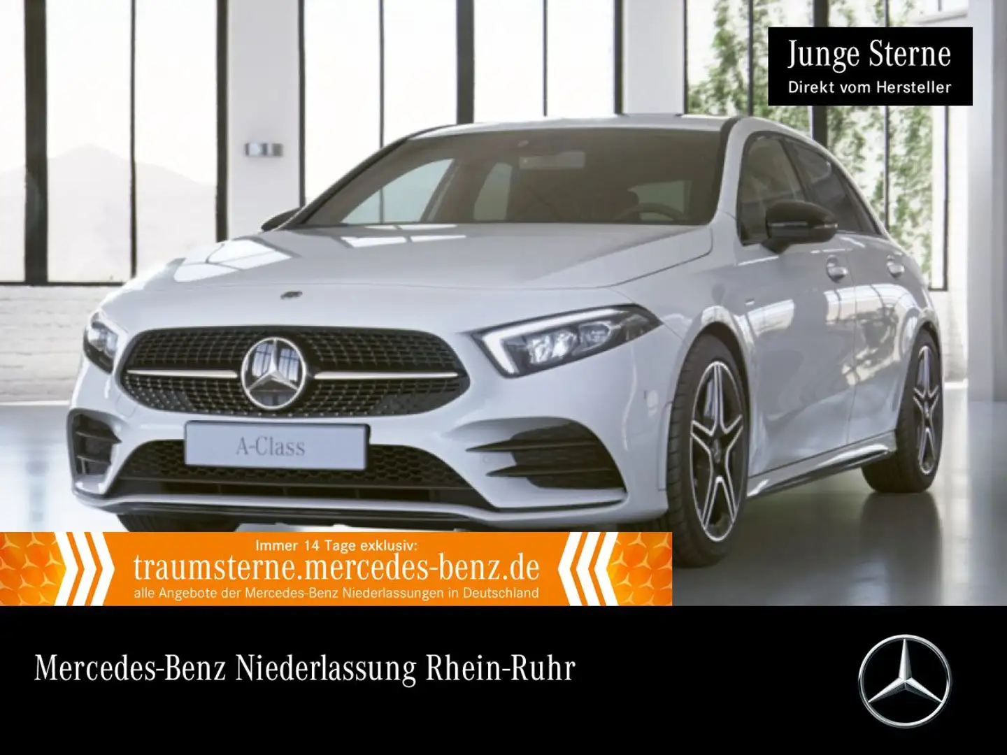 Mercedes-Benz A 250 e EDITION 2020+AMG+NIGHT+LED+KAMERA+8G Weiß - 1