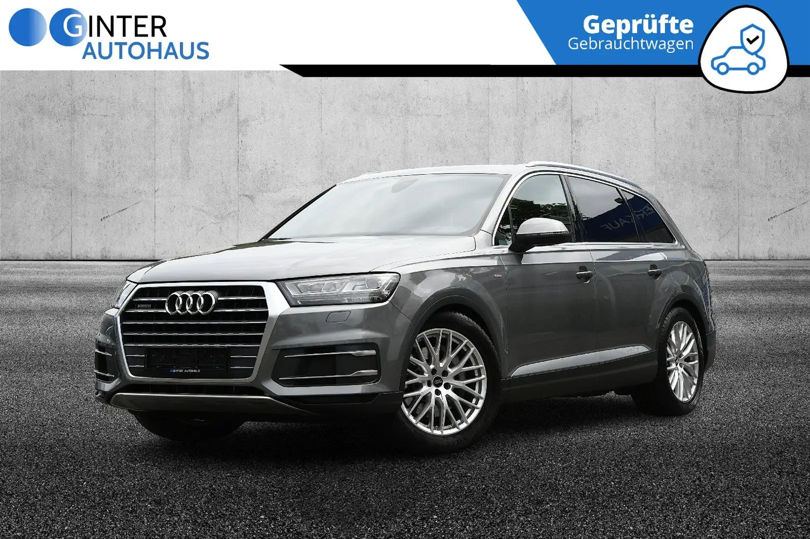 Audi Q7 3.0 TDI quattro S line Sport / Plus Grau - 1