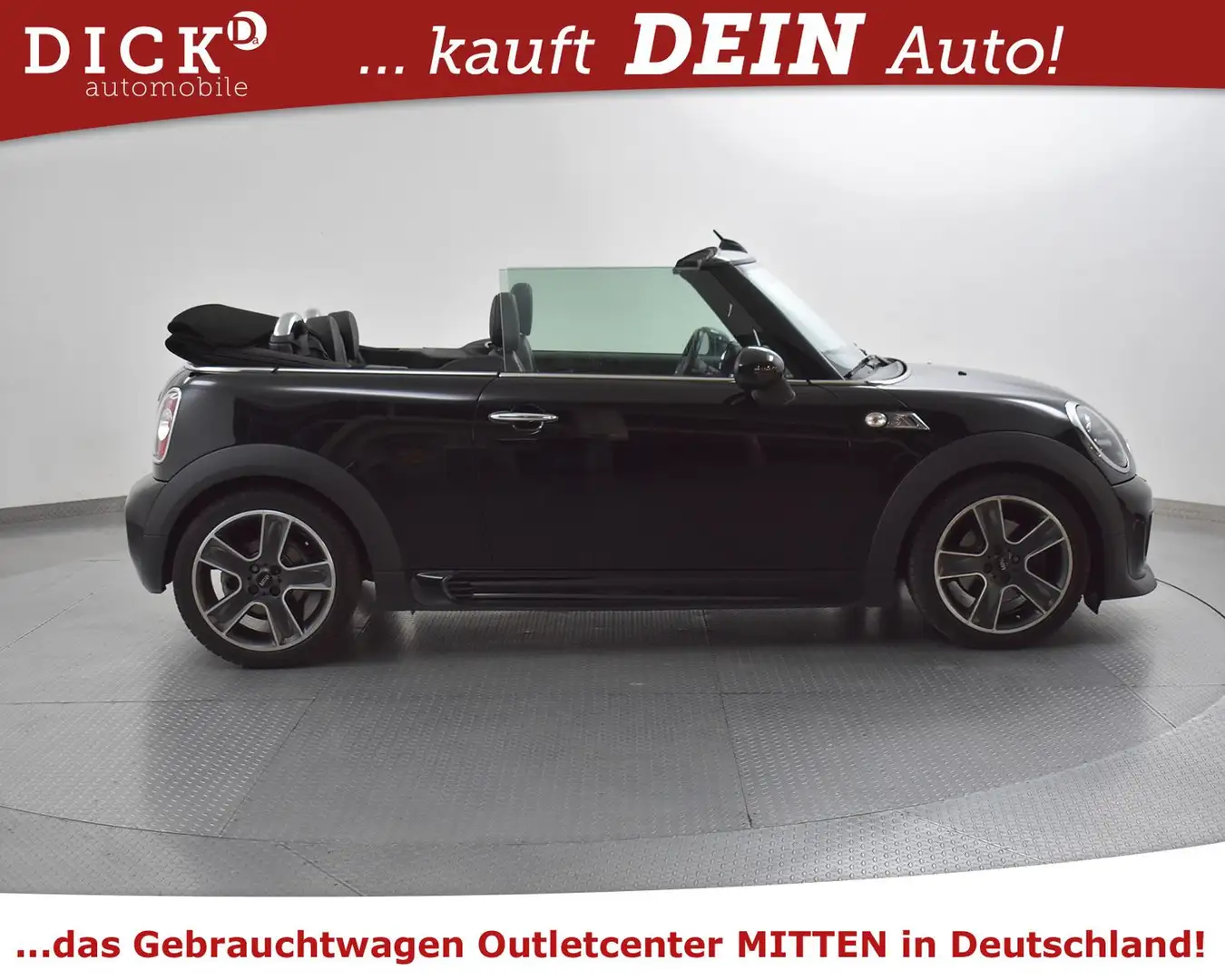 MINI Cooper S Cabrio JCW CHILI+H&K+PROF+LEDER+XEN+SH Noir - 1