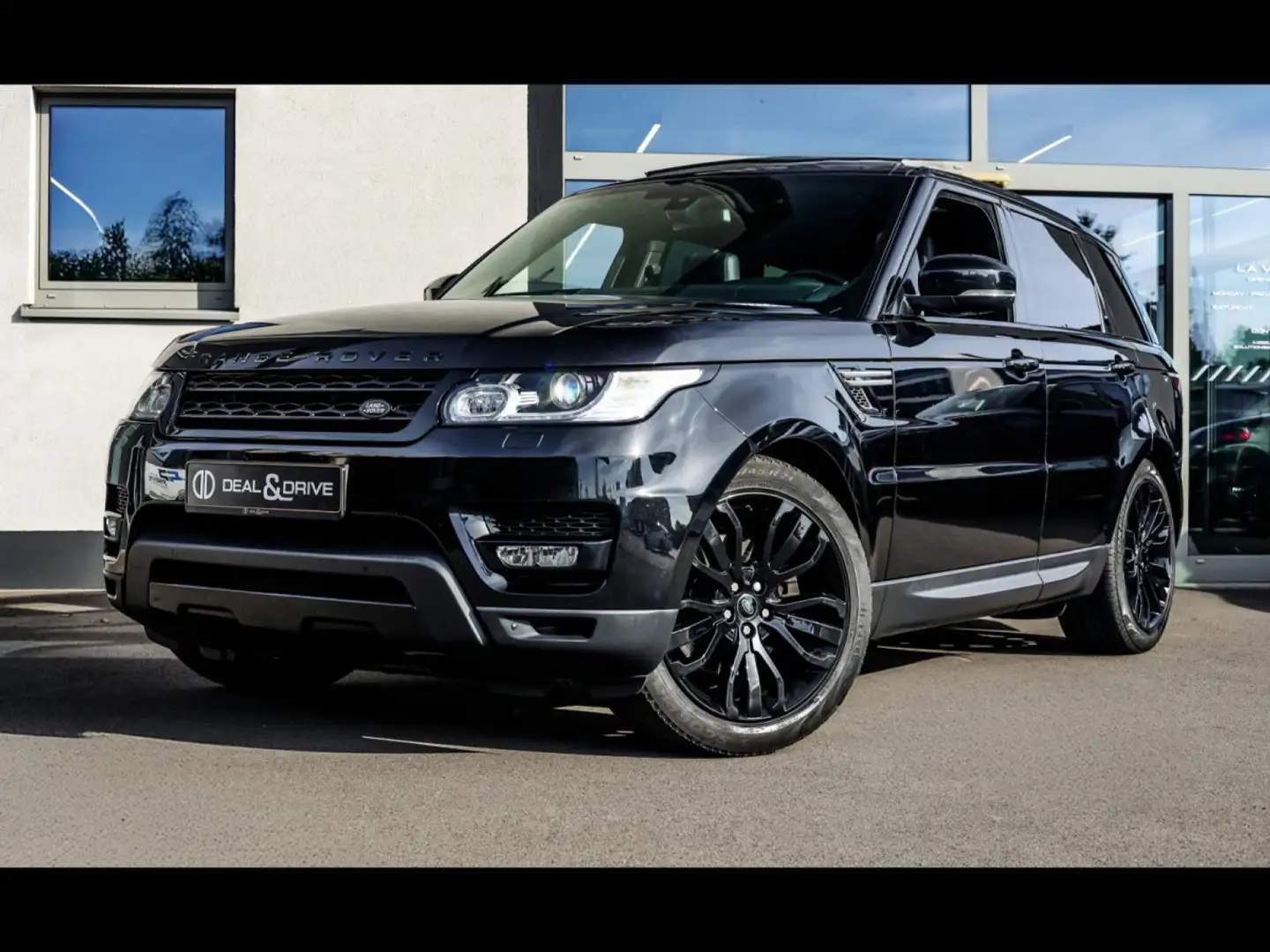 Land Rover Range Rover Sport TDV6 HSE°FULL BLACK°PANO°KAM°AHK Noir - 1