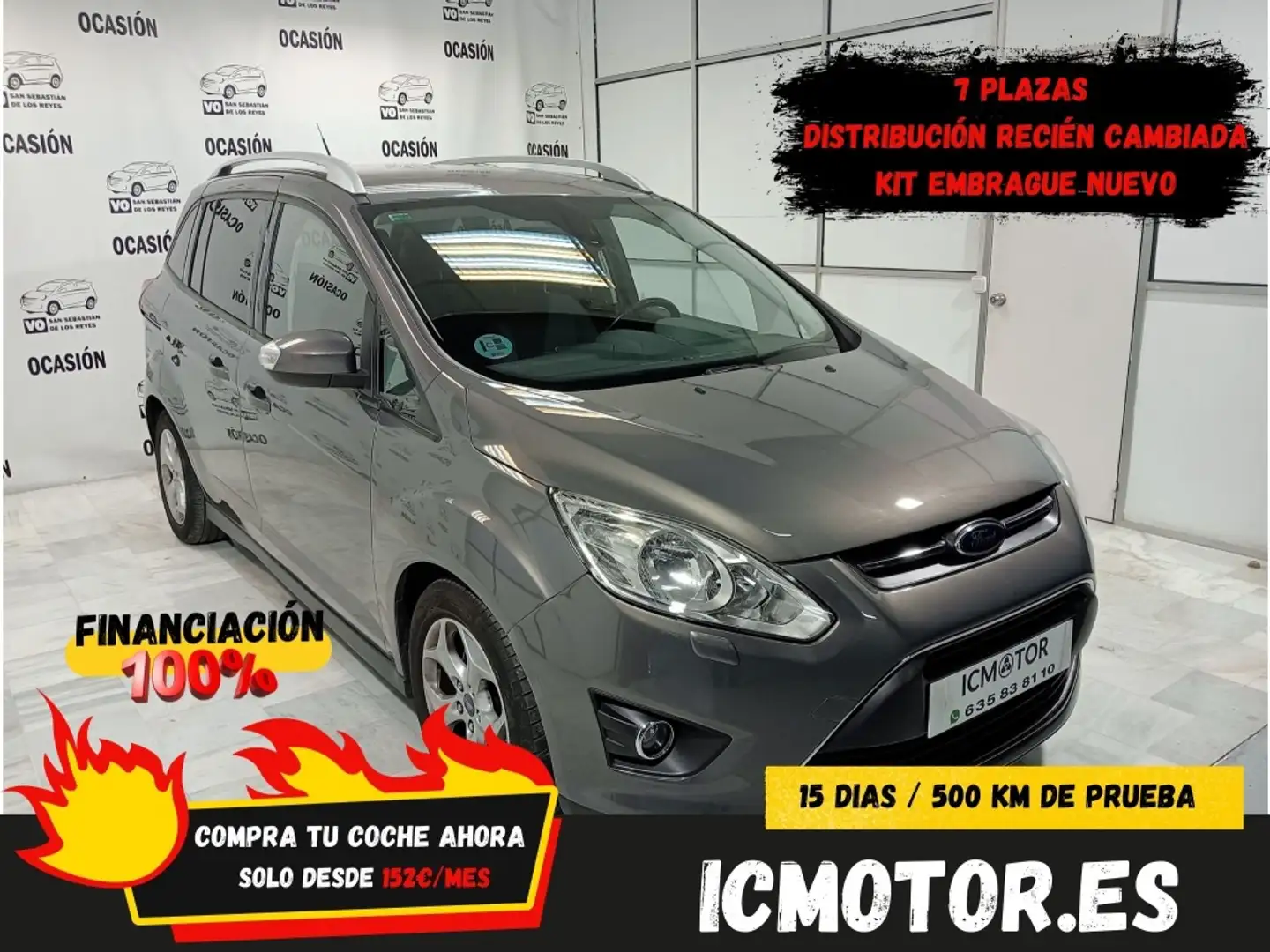 Ford C-Max 1.0 Ecoboost Auto-S&S Titanium 125 Brun - 1