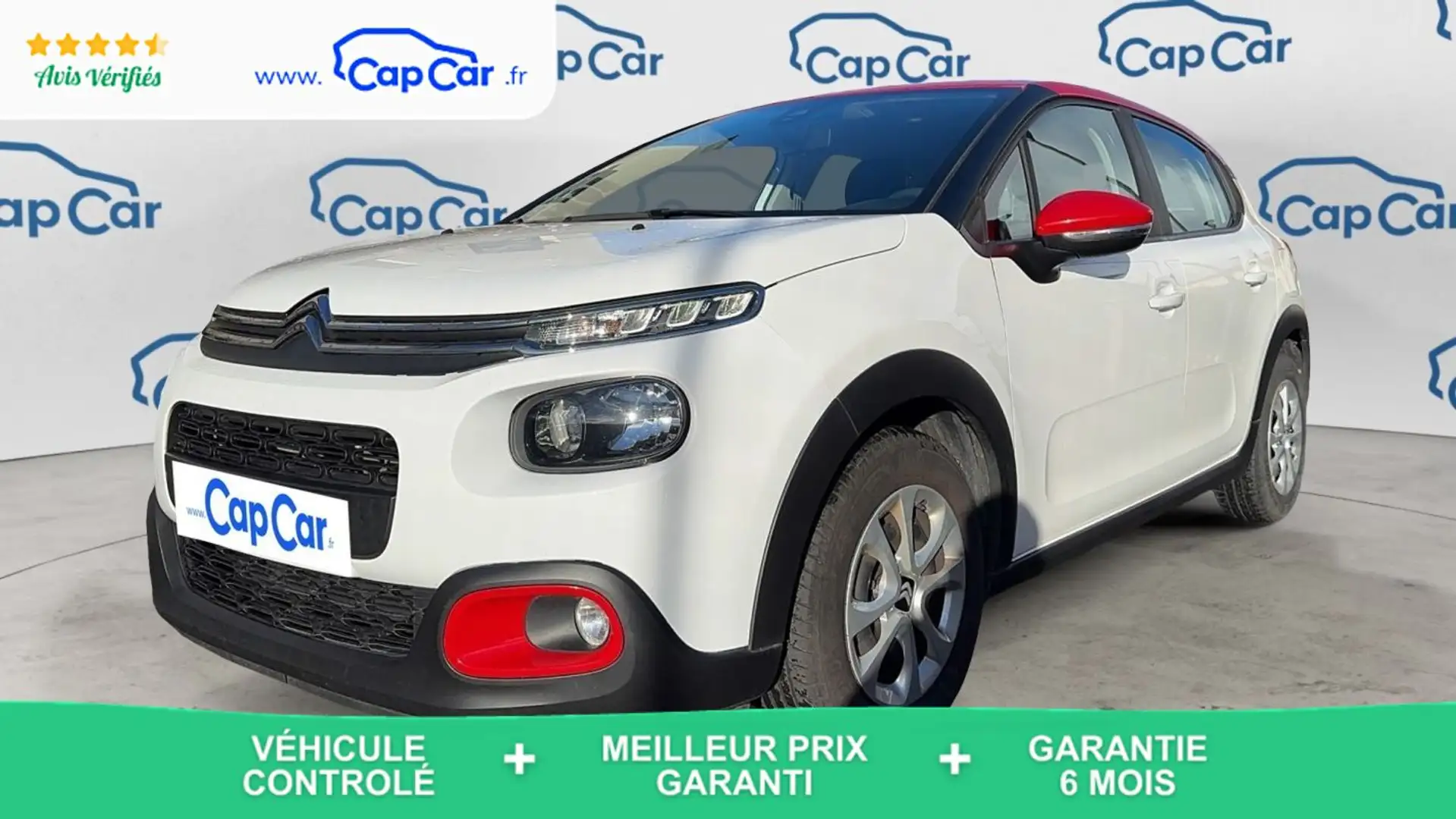 Citroen C3 III 1.2 PureTech 82 Feel Blanc - 1