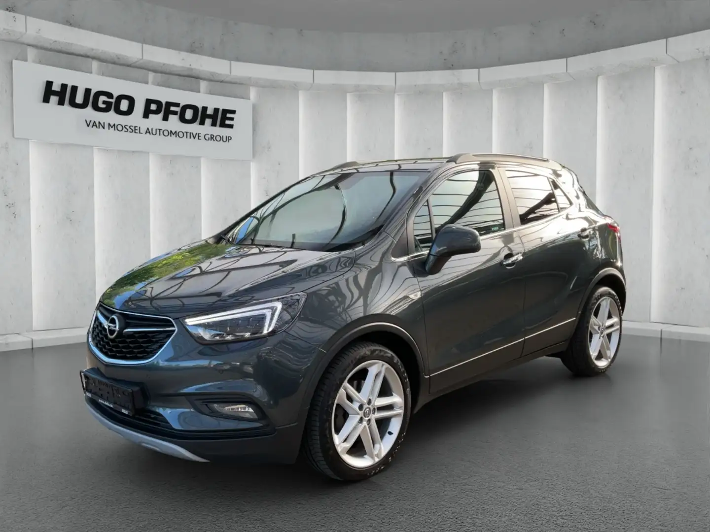 Opel Mokka X 1.4 Turbo Ultimate Start/Stop SHZ Navi SpurH LM Gris - 1