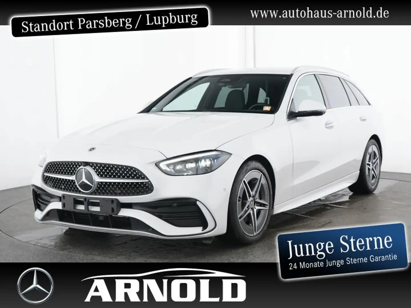 Mercedes-Benz C 200 C 200 T AMG Line AHK 360° Memory Totw KEYLESSGO Weiß - 1