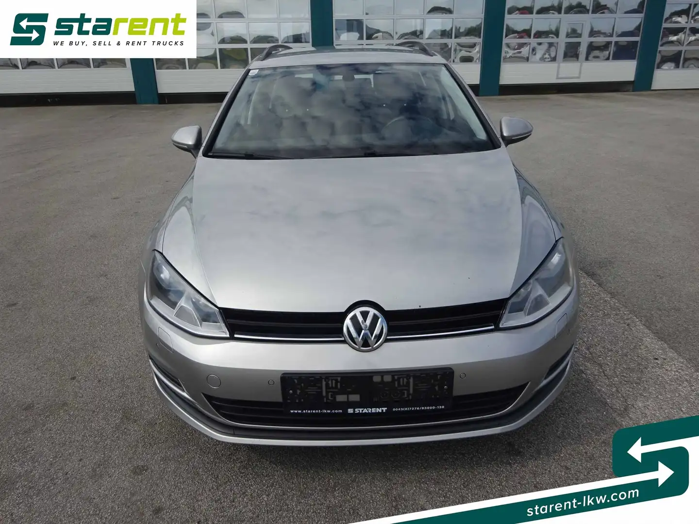 Volkswagen Golf Golf VII 1,6 TDI, NAVI, Klima, Parksensoren Silber - 2