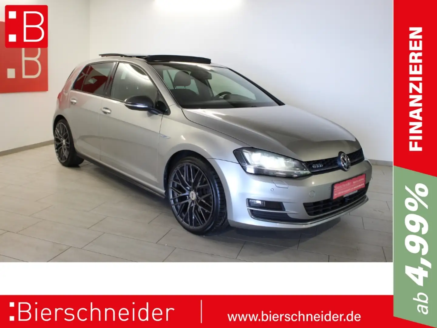 Volkswagen Golf VII 2.0 TDI DSG GTD 18 PANO XENON Argintiu - 1
