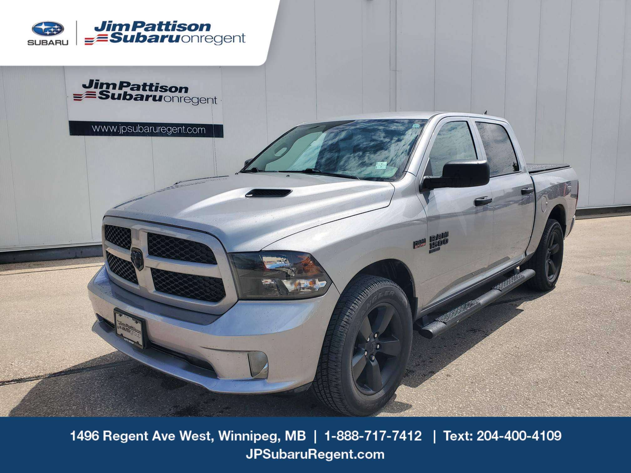 Gray 2019 RAM 1500 Pickup Truck Four-Wheel Drive Automatic