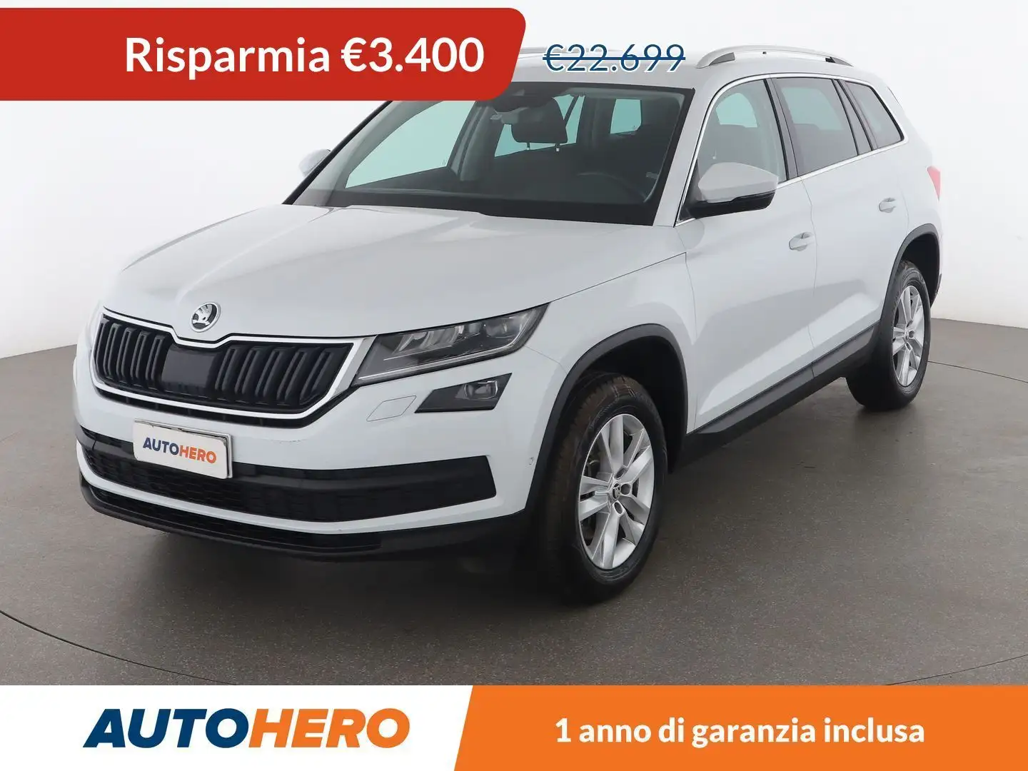Skoda Kodiaq 2.0 TDI Executive 4x4 Blanc - 1