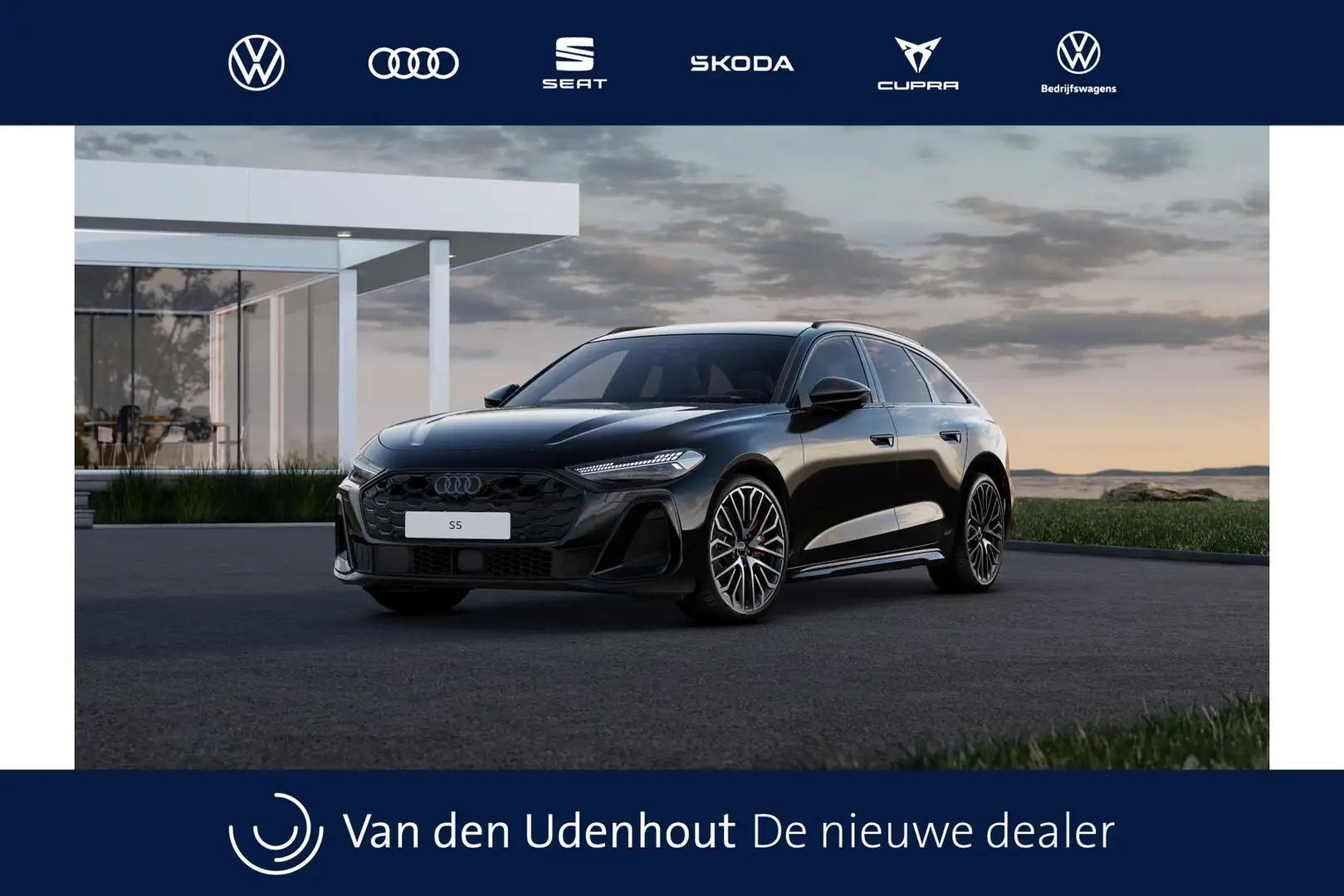 Audi S5 Avant TFSI quattro 367 S tronic 50 year edition Au Zwart - 1
