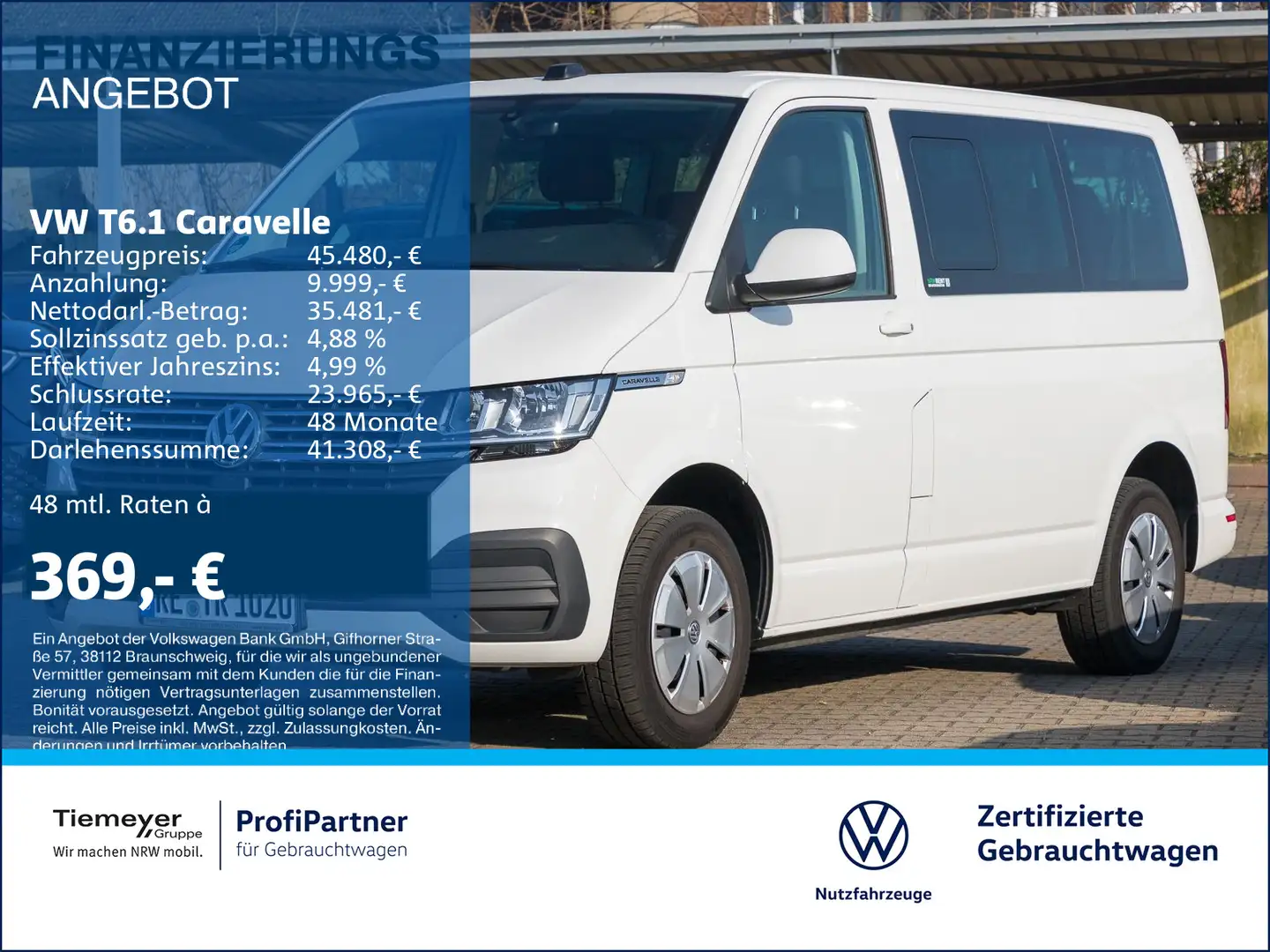 Volkswagen T6.1 Caravelle DSG 8-SITZE NAVI CLIMATRONIC Weiß - 1