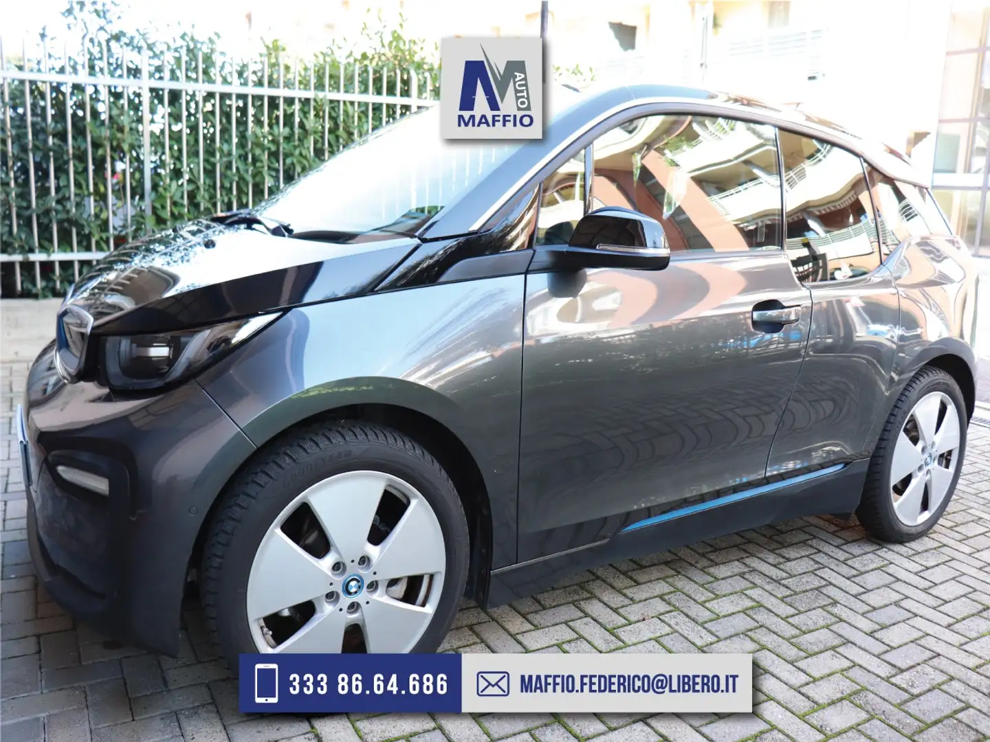 BMW i3 120AH ADVANTAGE+RETROCAMERA+NAVI+FARI LED+GOMME MS Grau - 1