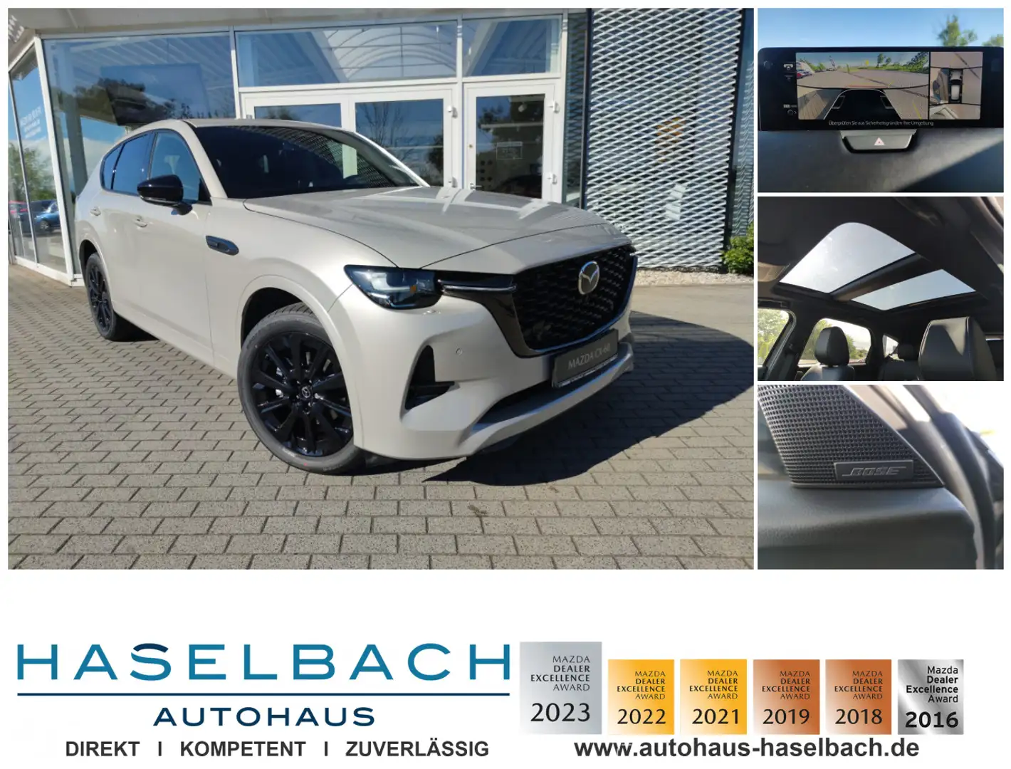 Mazda CX-60 Homura Plus Matrix-Led BOSE Sprachstrg. Lenkradhei Beige - 1