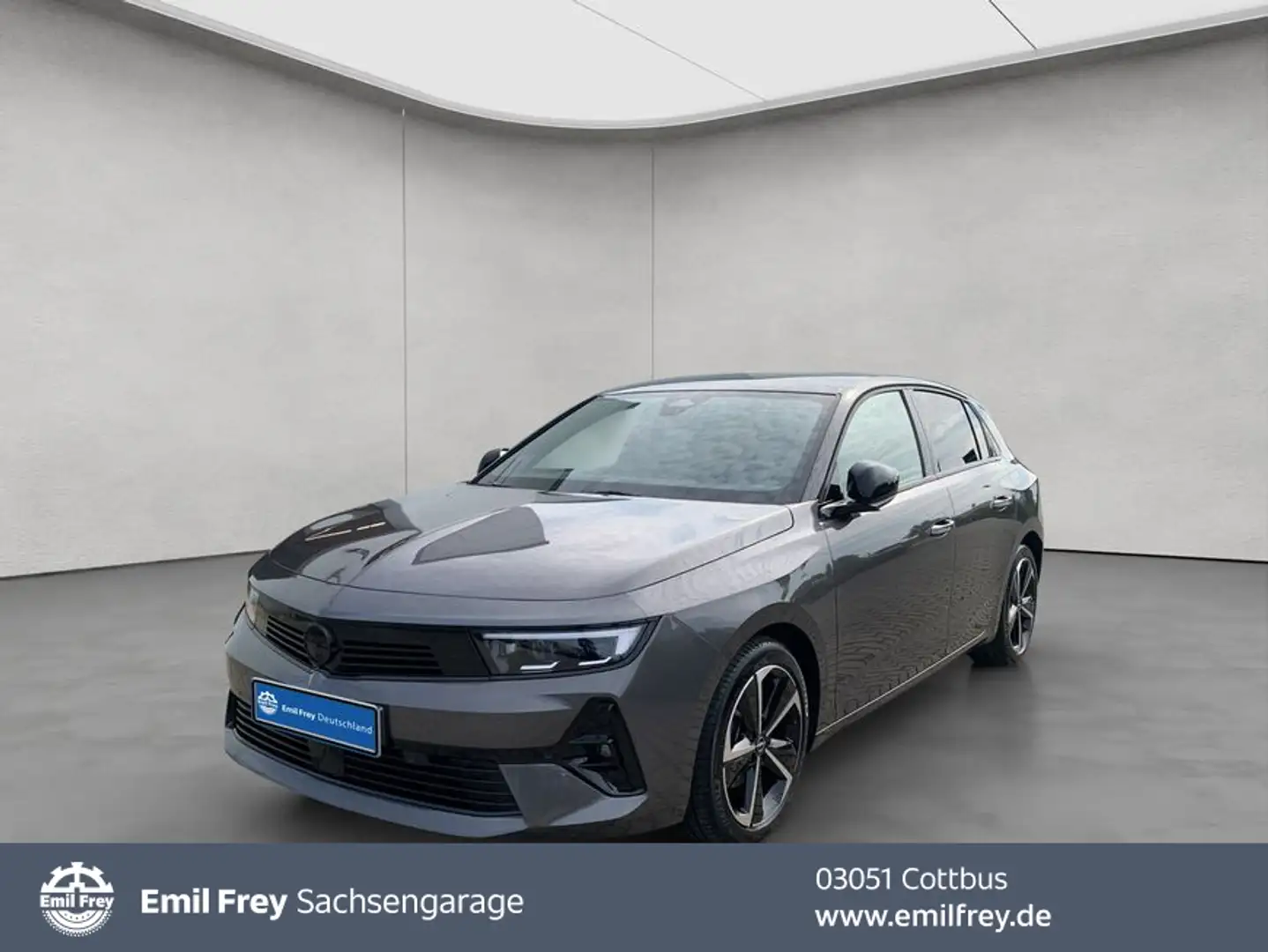 Opel Astra 1.2 Turbo Automatik Elegance NAVI * LED Grijs - 1
