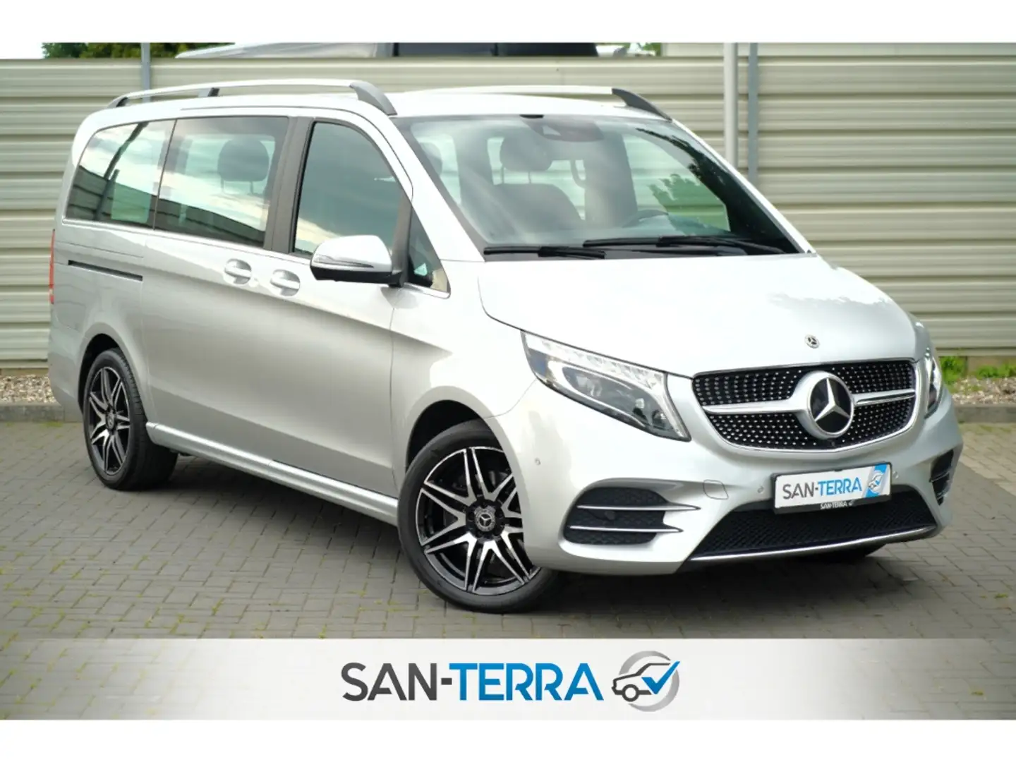 Mercedes-Benz V 300 d AVANTGARDE LANG LEDER*MULTI-LENKRAD*PDC*KLIM Silber - 1
