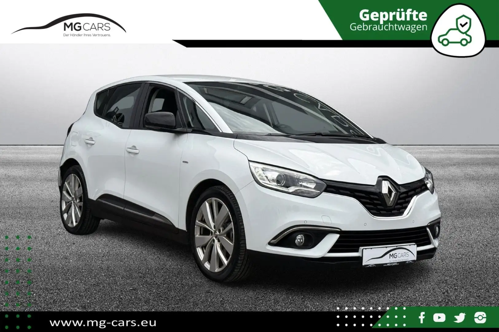 Renault Scenic IV Limited-Edition~Navi~Assistent~8-Fach! Alb - 1