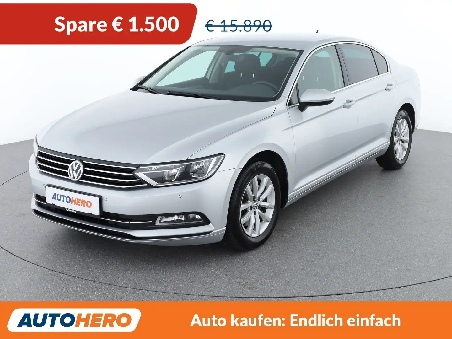 Volkswagen Passat 1.4 TSI ACT Comfortline BlueMotion Silber - 1