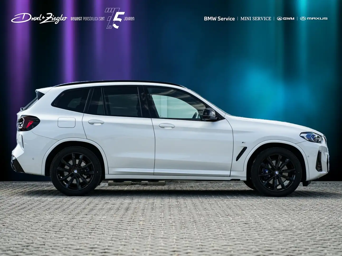 BMW X3 M d AHK StdHz ACC Laser H&K Sitzluft HuD 360° Weiß - 2