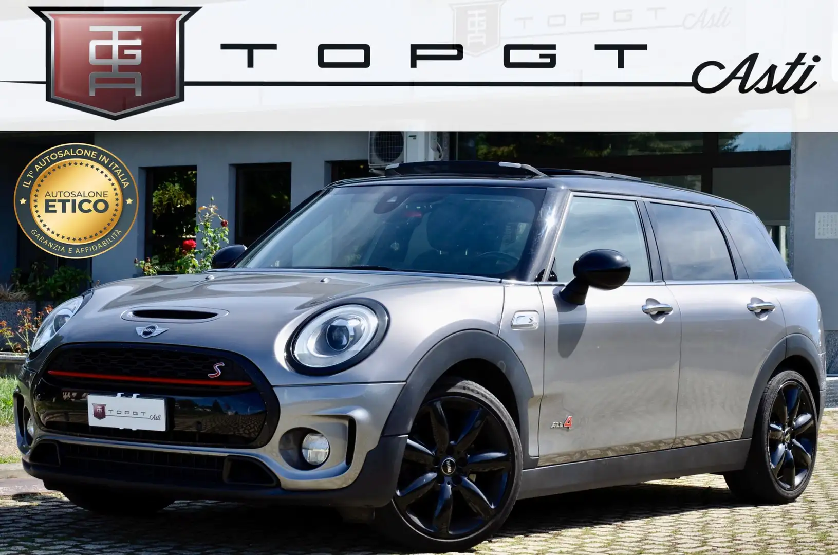 MINI Cooper SD Clubman 2.0 Cooper SD Hype all4 190cv auto TETTO, PERMUTE Grigio - 1
