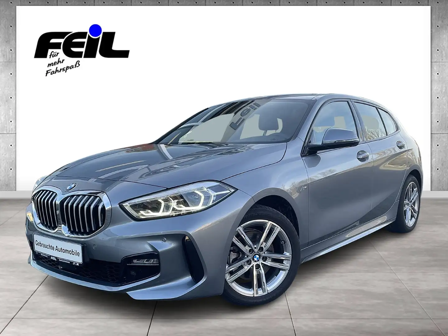 BMW 118 i M Sport DAB LED Tempomat Shz PDC Gris - 1